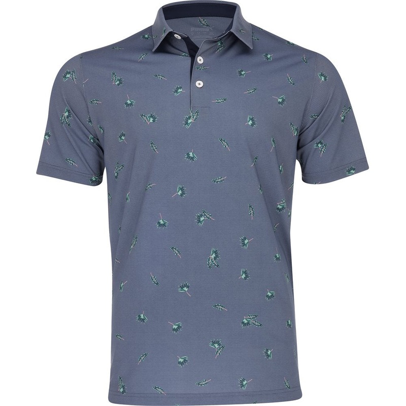 Mattr Micro Polo|White Glow/Navy Blazer|Large