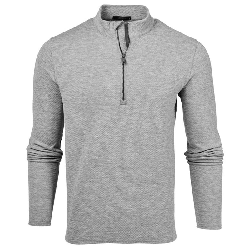 Troy 1/4 Zip Pullover|Smoke Heather|Small|Medium|Large|X-Large|XX-Large