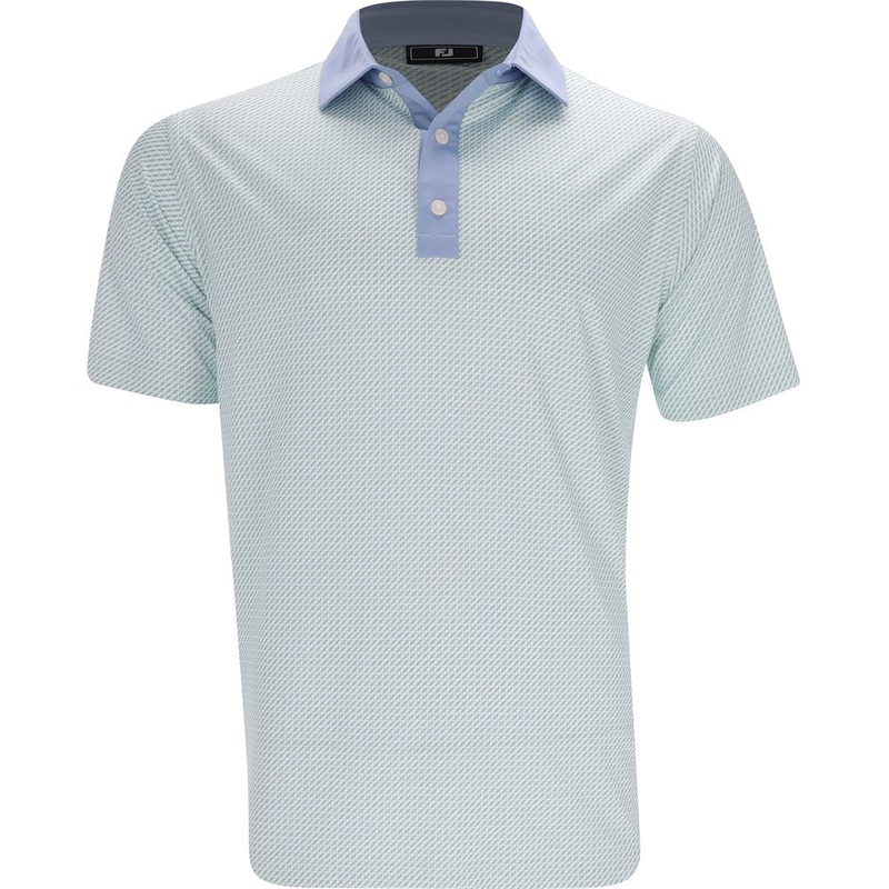 Lattice Lisle Print Polo|Blue Other Blue Jay White Pistachio|Large|X-Large