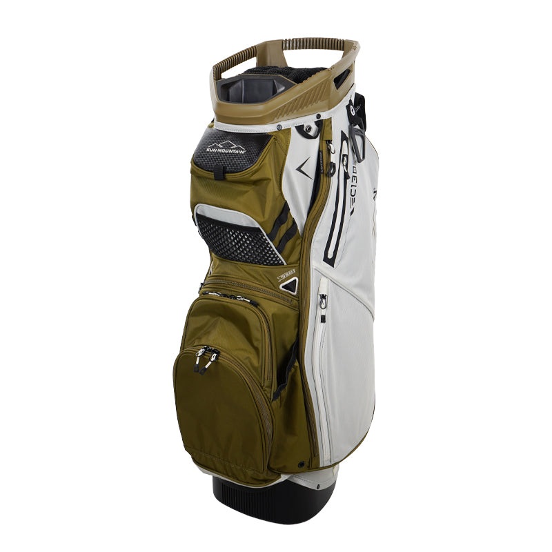 SUN MOUNTAIN 10.5 C-130 14-Way Caddie Bag (Cypress/Beach/Black)