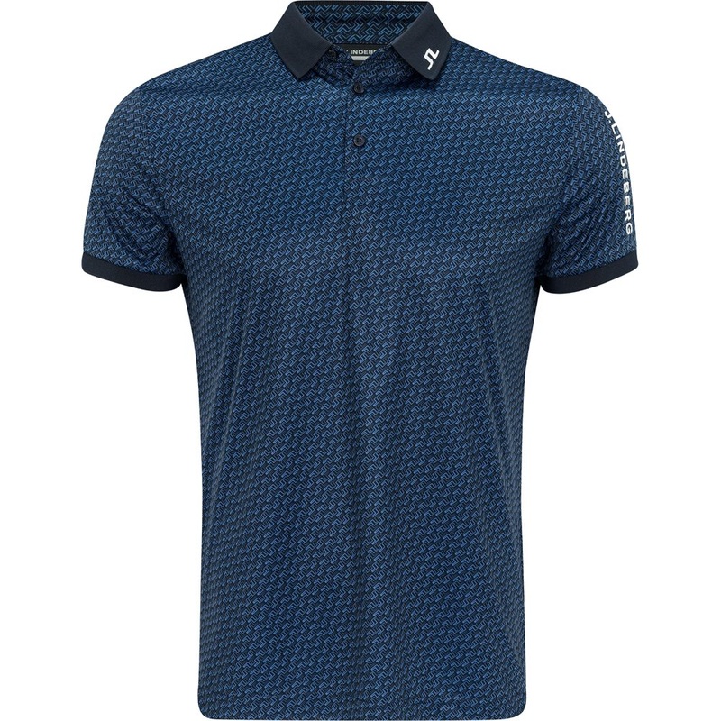 Tour Tech Print Polo|Shadow Bridge Navy|Shadow Bridge Winter Sky|Beige Logo Shadow Bridge Moonbeam S|Medium|Large|X-Large|XX-Large|Small