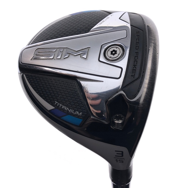 Used TaylorMade SIM Titanium 3 Fairway Wood / 15 Degrees / Regular Flex