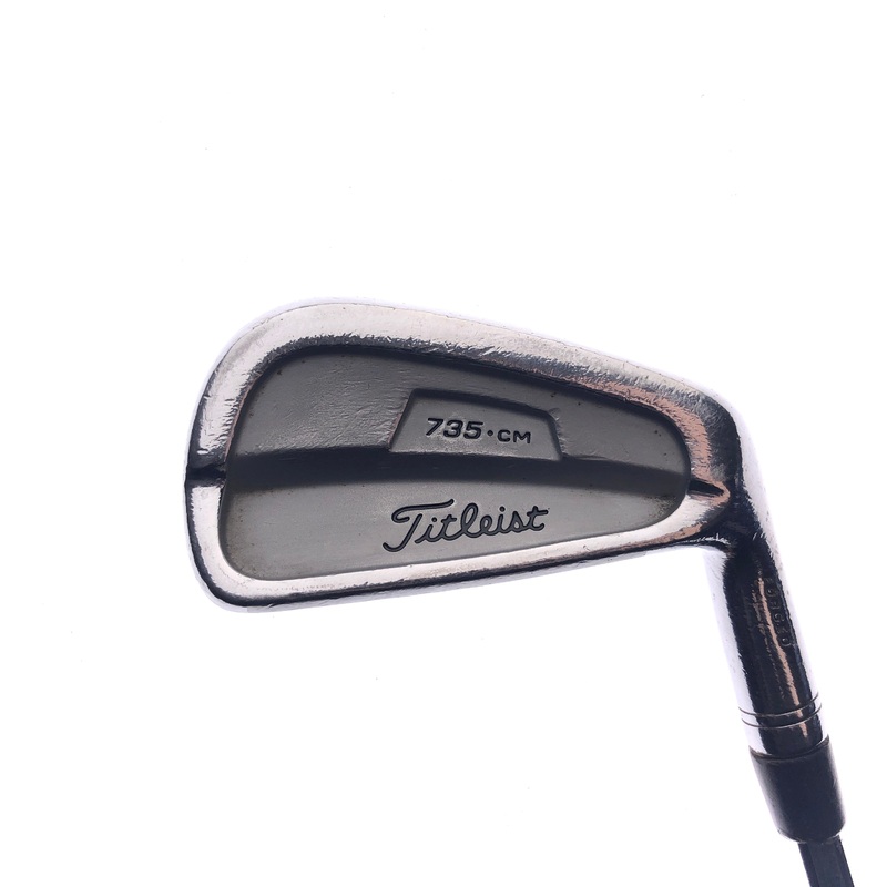 Used Titleist 735.CM Chrome 6 Iron / Stiff Flex