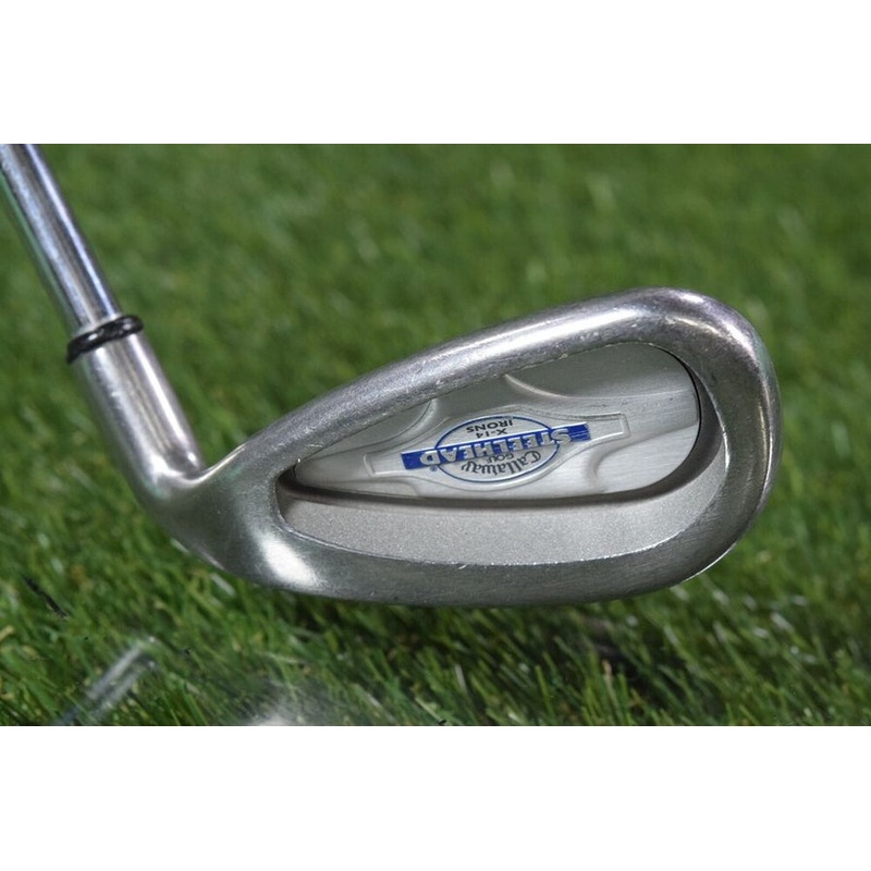 CALLAWAY GOLF STEELHEAD X-14 IRONS 9 IRON W/ STEELHEAD CONSTANT FLEX STEEL SHAFT