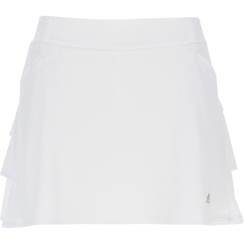 Girls’ Ruffled Skort|White|Black|Large|X-Large|Small|Medium|X-Small