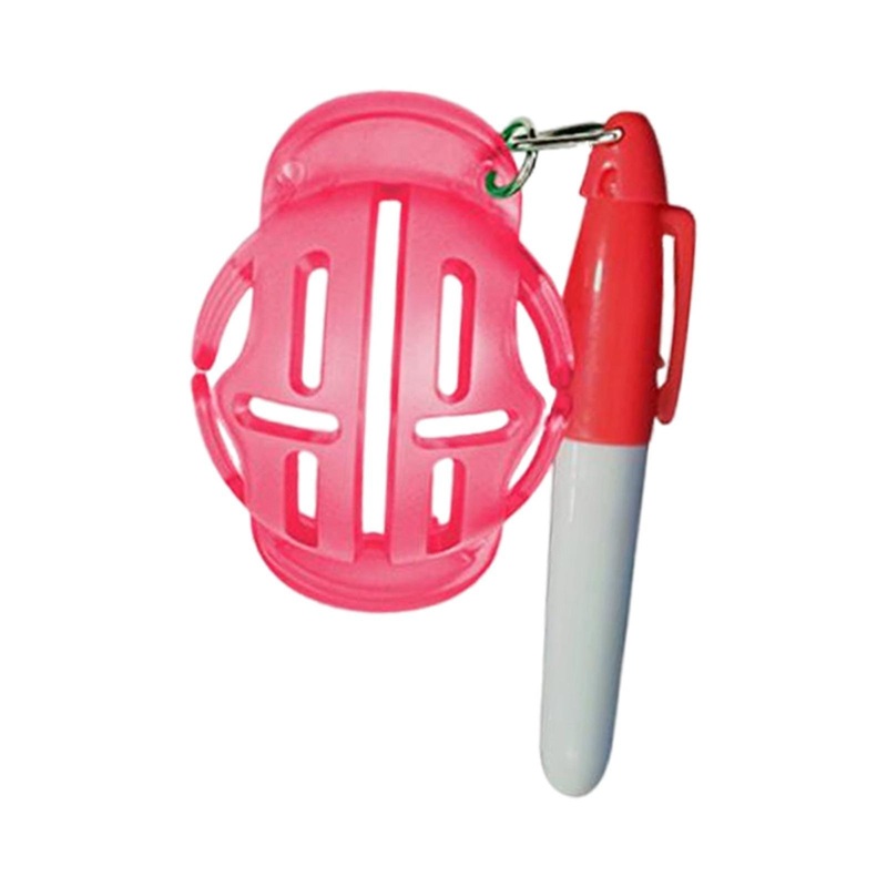 Golf Ball Line Liner Alignment Tool Marker Stencil for Marking Golfer Red
