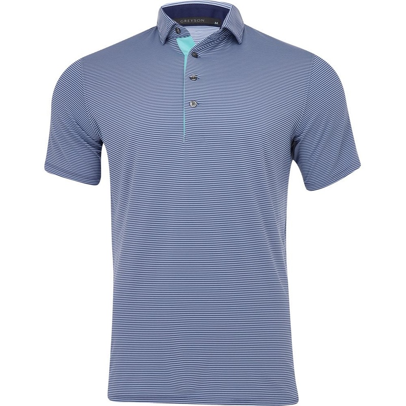 Saranac Polo|Falcon/Delphinium|Maltese Blue|Falcon|King Fisher|Fescue|Small|Medium|Large|X-Large|XX-Large