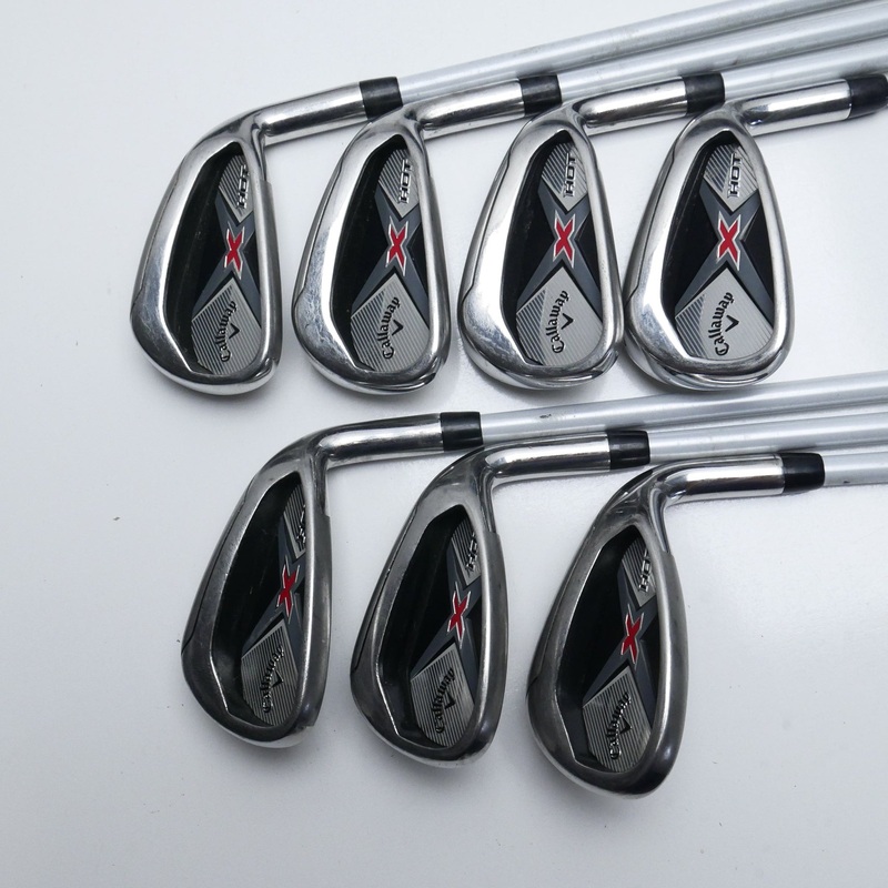 Used Callaway X Hot 2019 Iron Set / 5 – SW / Regular Flex