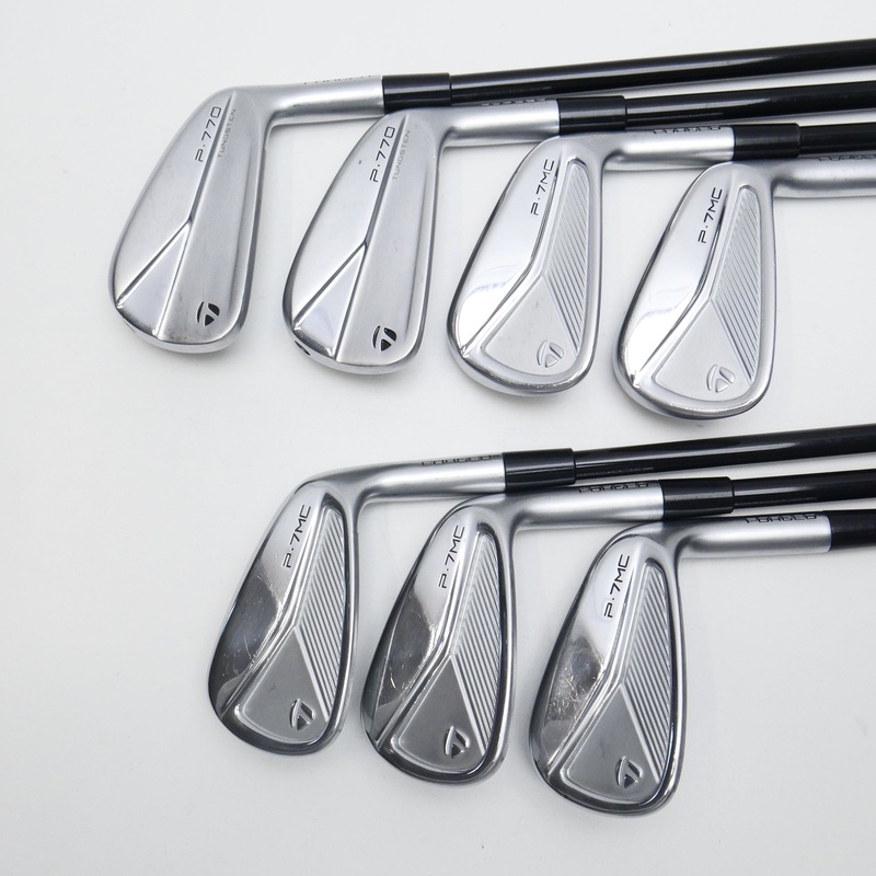 Used TaylorMade P770 & P7MC 2023 Combo Iron Set / 4 – PW / Stiff Flex