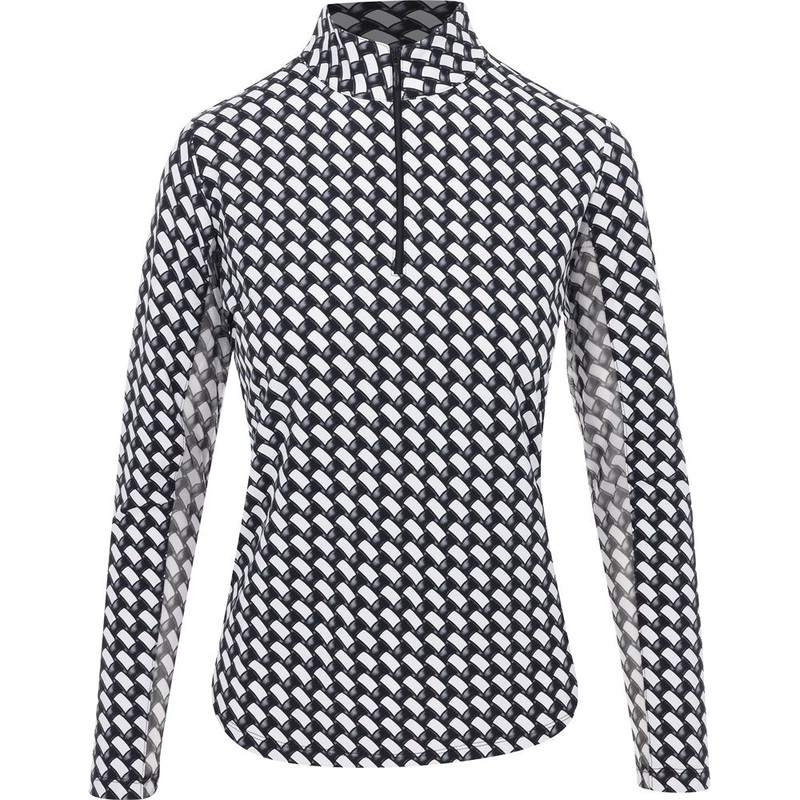 Women’s Brooke Print Long Sleeve Mock Top