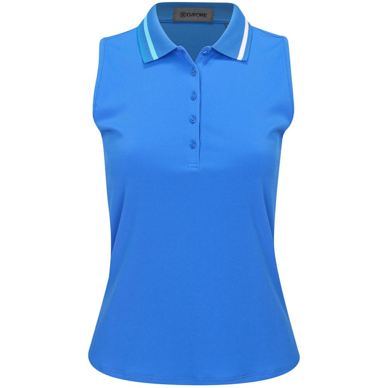 Women’s Ribbed Tech Nylon Sleeveless Polo