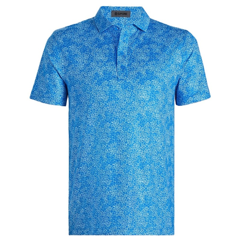 Hydrangea Tech Jersey Polo|Lisbon|Small|Medium|Large|X-Large|XX-Large