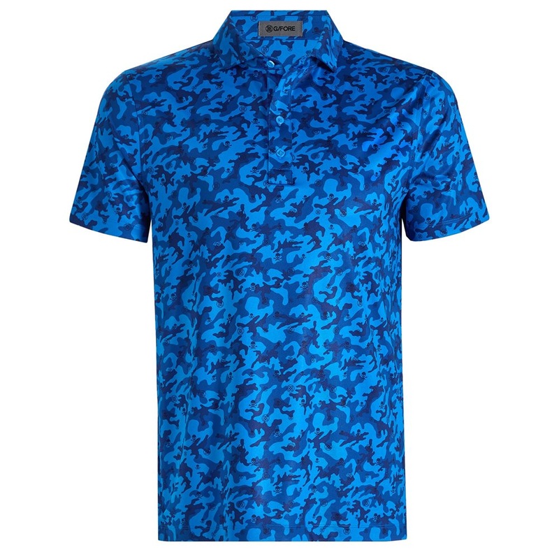 Mapped Icon Camo Tech Jersey Polo