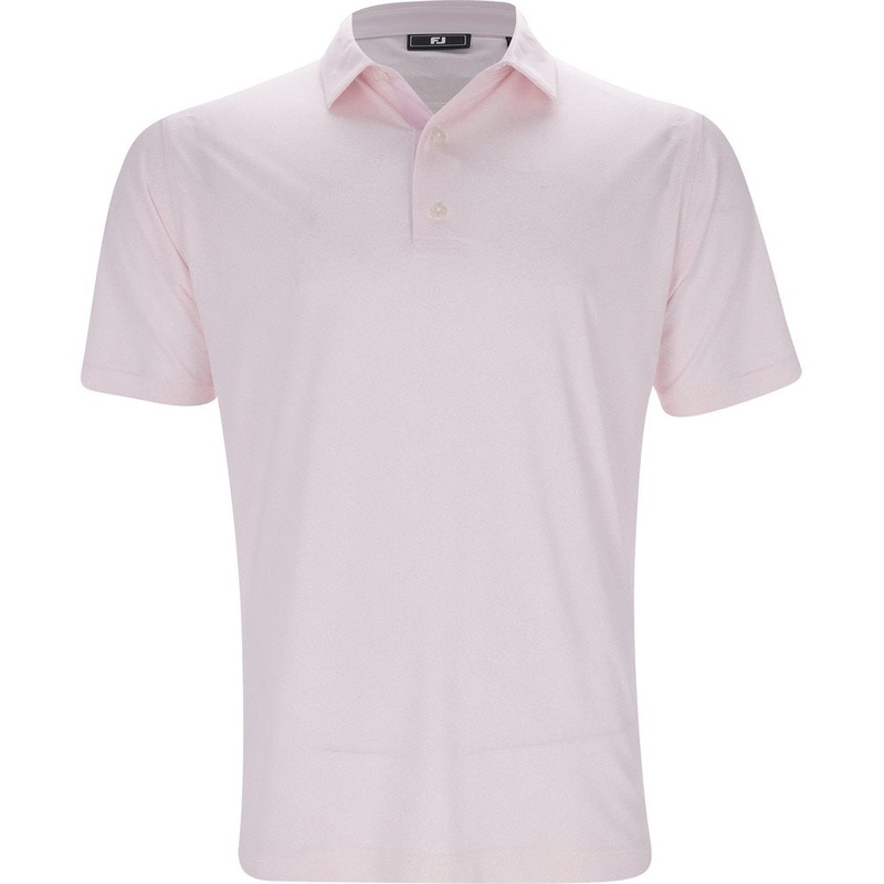 Speckle Print Lisle Polo|Light Pink/White|Medium|Large|X-Large|XX-Large
