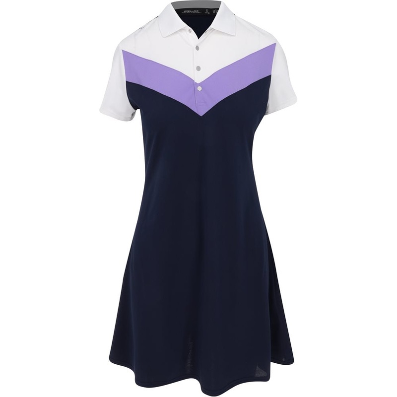 Women’s Air Tech Pique Dress|Refined Navy/Pure Lilac/Ceramic White|Small|Medium