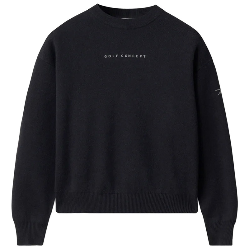 Women’s Black Knit Intarsia Sweater