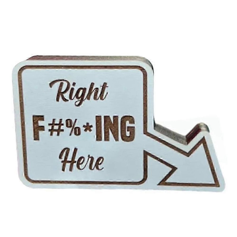 Funny 8 Ball Pocket Marker,Humor Novelty Wooden Golf Ball Marker with Funny Word 2025