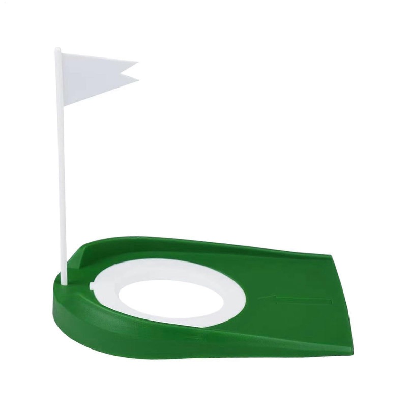 Golf Putting Cup, Putter Practice Training Aid, 6.81 x 5.24 Inches, Outdoor Backyard Game, Putting Skills Enhancer with Flag