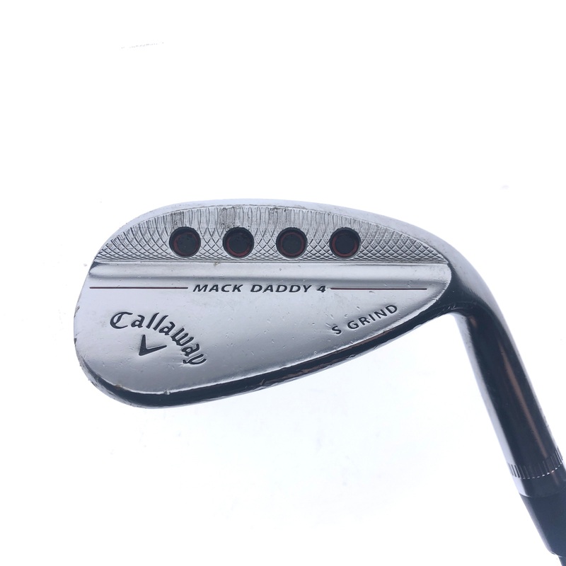 Used Callaway Mack Daddy 4 Chrome Sand Wedge / 56.0 Degrees / Stiff Flex