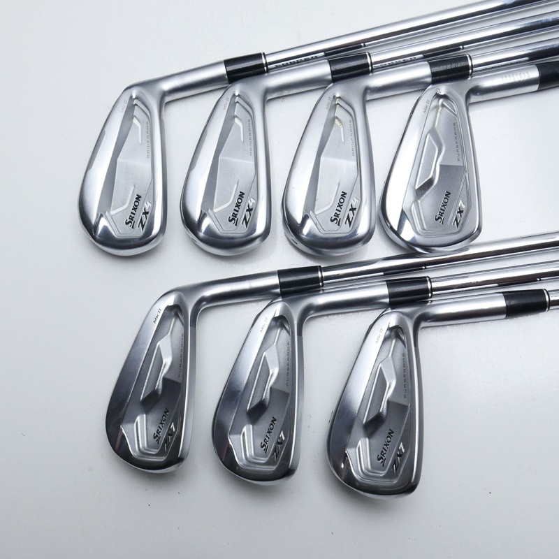 Used Srixon ZX4 & ZX7 MKII Combo Iron Set / 4 – PW / Regular Flex