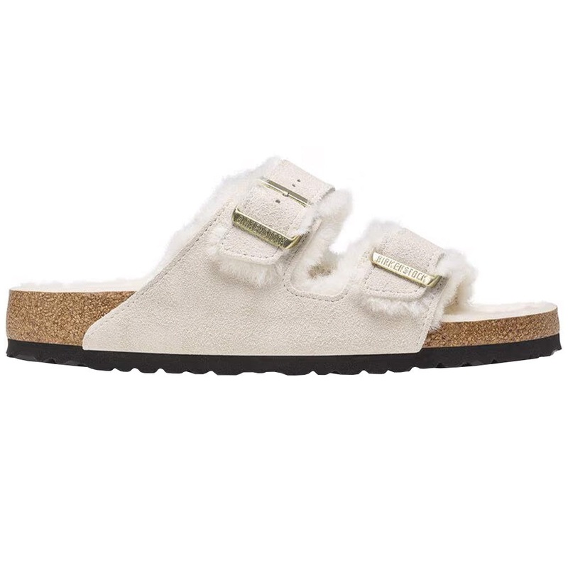 Women’s Arizona Shearling Sandals – Suede Leather