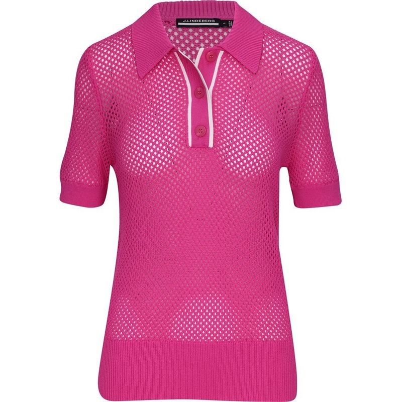 Women’s Sindra Knitted Polo|Fuchsia Purple|Small