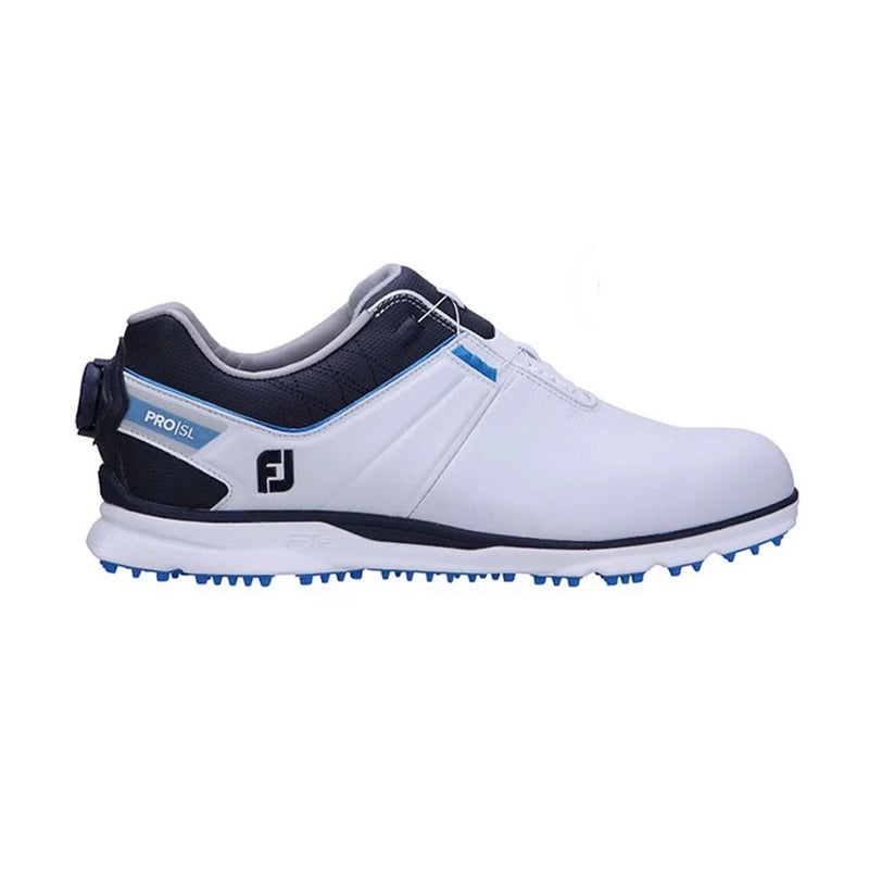 FOOTJOY Pro BOA Men’s Spikeless Shoes (White/Navy)
