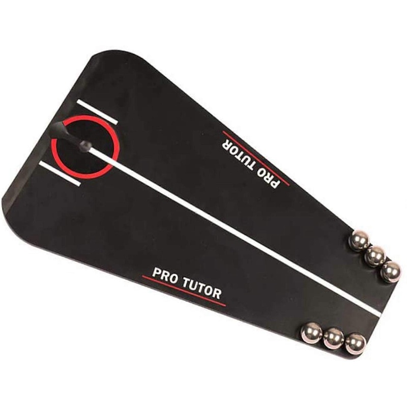 Golf Putting Trainer with Practice Aid and Free Zipper Case for Golf Training Accessories