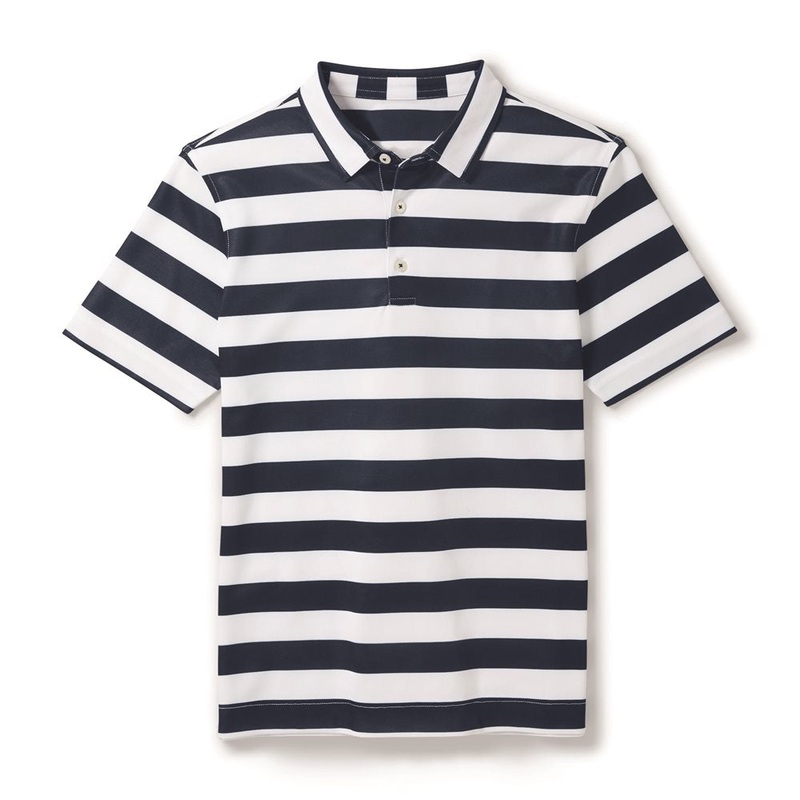 Juniors’ Rugby Stripe Pique Polo