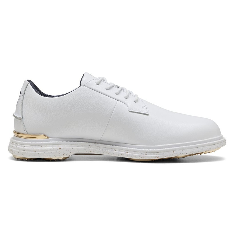 Royale Players Golf Shoes|Puma White/Deep Navy/Old Gold|8.5|9|9.5|10|10.5|11|11.5|12