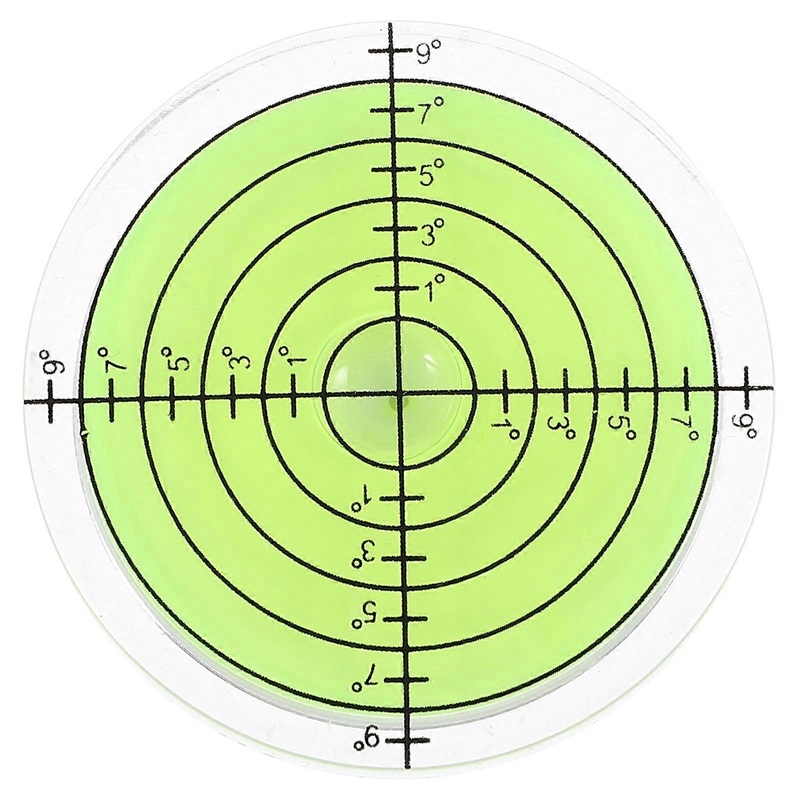 Small Bubble Level Golf Ball Line Marker Contour Reading Equipment For Golfers Professional Style 4.00X4.00X1.00Cm 1Pcs