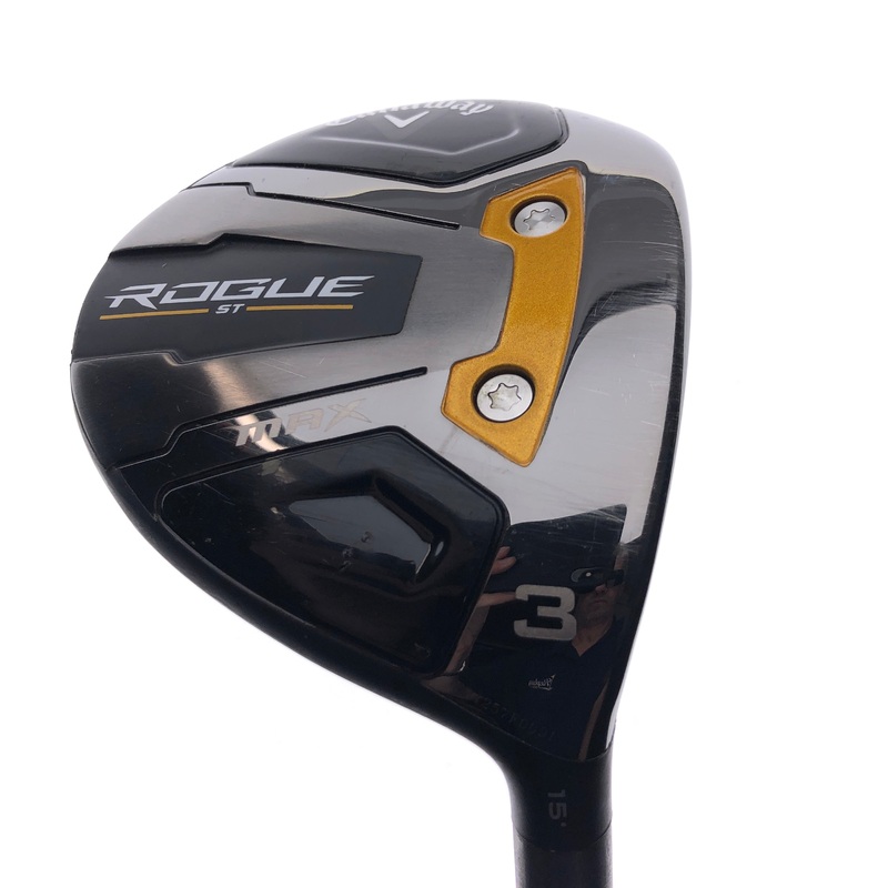 Used Callaway Rogue ST MAX 24 3 Fairway Wood / 15 Degrees / Regular Flex