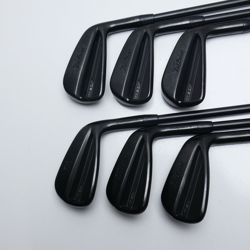 Used Titleist T150 2023 Vapor Black Iron Set / 5 – PW / Stiff Flex