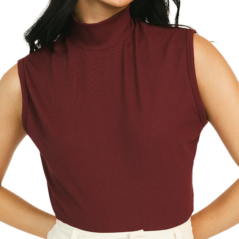 Women’s Manhattan Sleeveless Mock Neck Top