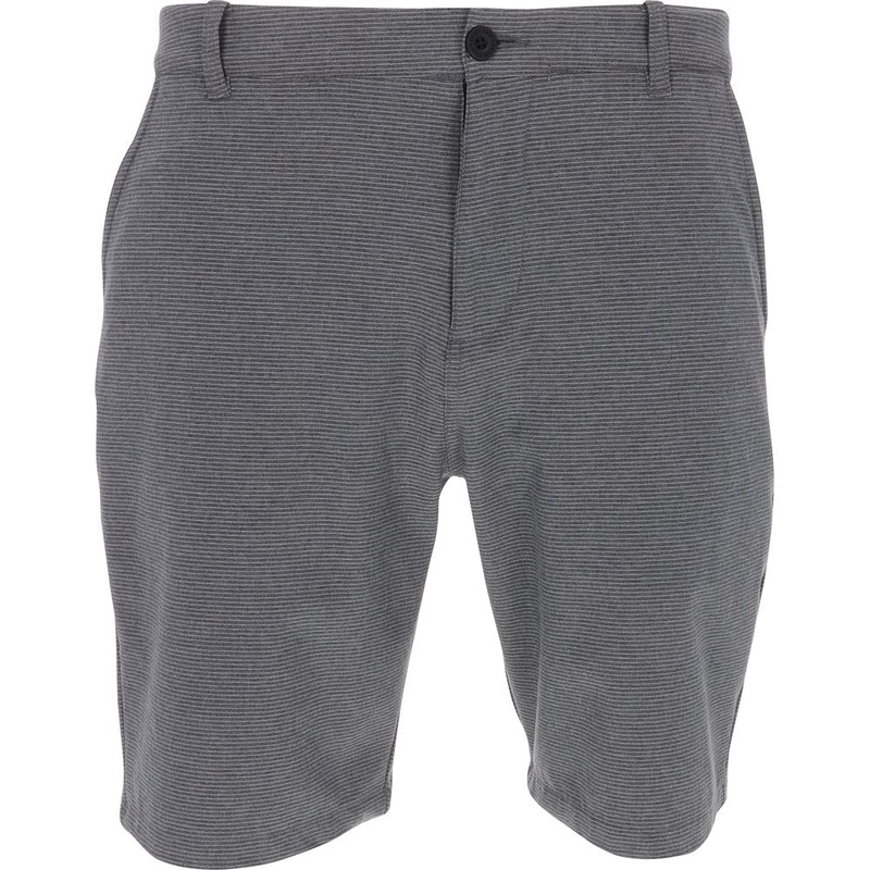 101 Stripe Golf Shorts|Black Heather|High Rise Heather|30″|32″|40″