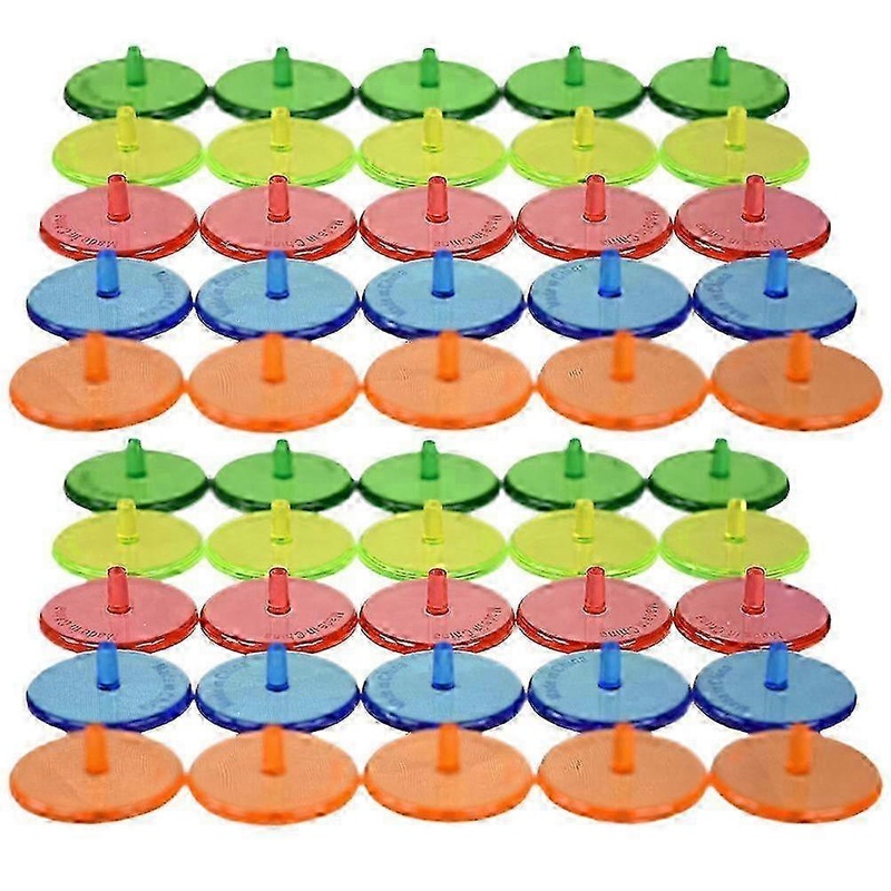 2025 50pcs Golfs Position Markers Ball Positioning Markers Professional Golf Ball Marking Round Markers