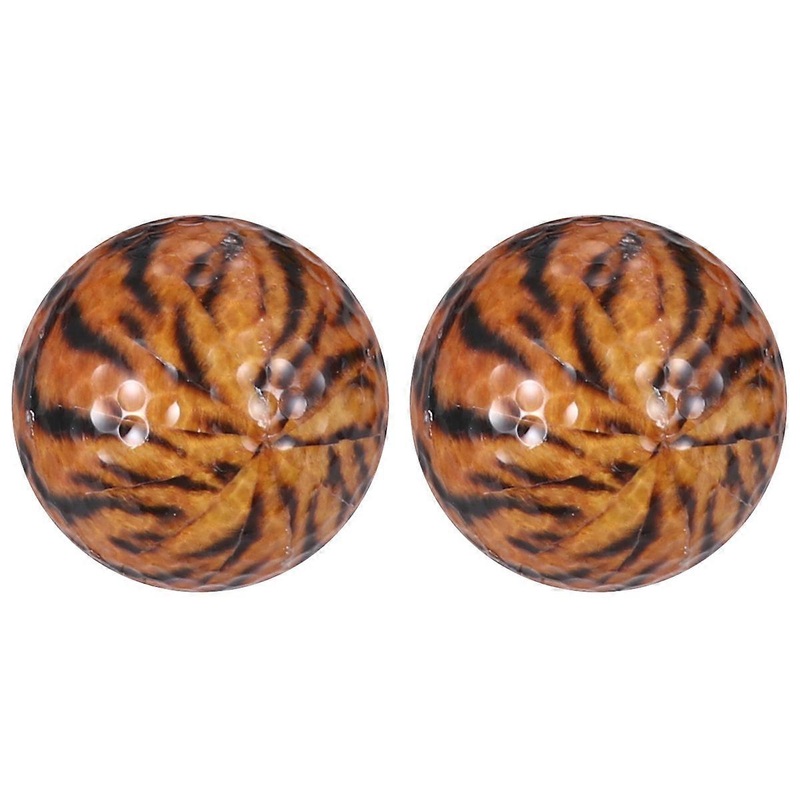 Here’s a polished and professional product description based on your input:

 

**1 Set Tiger Pattern Golf Training Balls  Durable Rubber Balls for