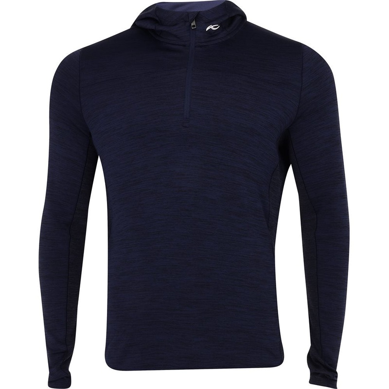 Liam Hooded 1/2 Zip Midlayer|Atlanta Blue|Alloy|Black|Small|Medium|Large|X-Large|XX-Large