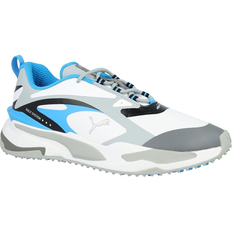 GS-Fast Spikeless Golf Shoes|Puma White/Quarry/Ocean Dive|Puma White/High Rise/Quiet Shade|Puma Black/Puma Black/Quiet Shade|Puma White/High Rise/High Risk Red|7|7.5|8|8.5|9|9.5|10|10.5|11|11.5|12|13|14