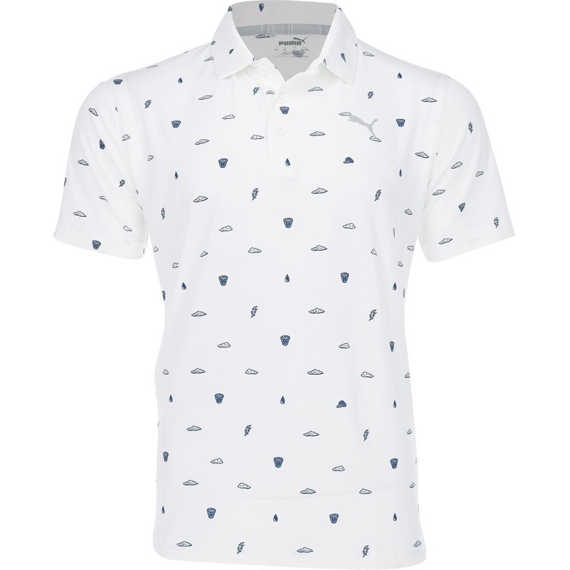 MATTR Pouring Buckets Polo|Bright White/Bright Cobalt|Small