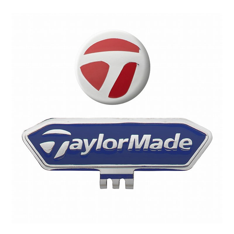 TAYLORMADE Cap Ball Marker (Navy/Red)