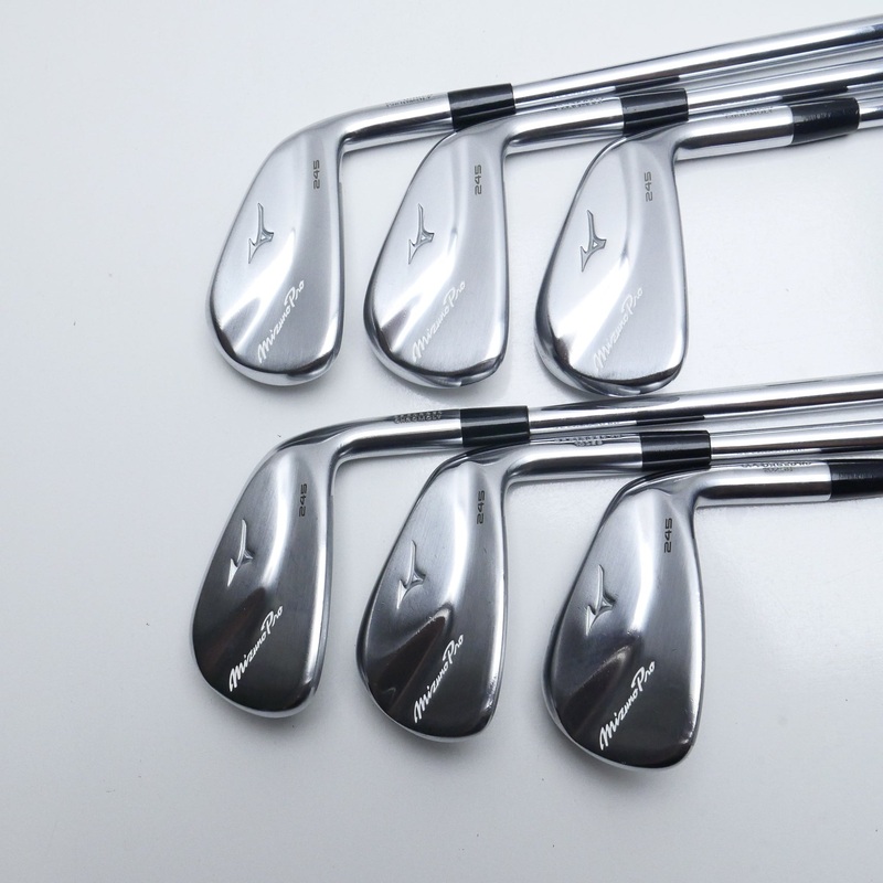 Used Mizuno Pro 245 Iron Set / 5 – PW / Stiff Flex