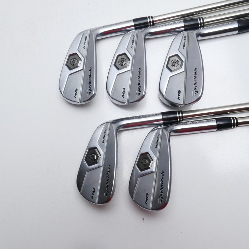 Used TOUR ISSUE TaylorMade TP MB 2011 Iron Set / 6 – PW / X-Stiff Flex