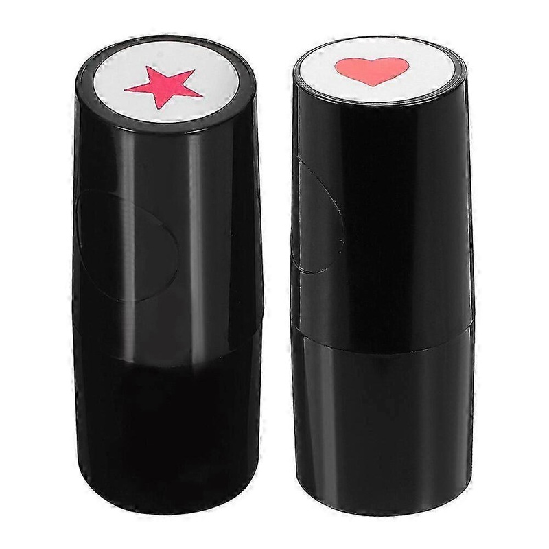 2pcs Golf Ball Stamp Golf Ball Marker Multi-use Stamp Plastic Golf Stamper Golf Ball Stamper_Lucky_B