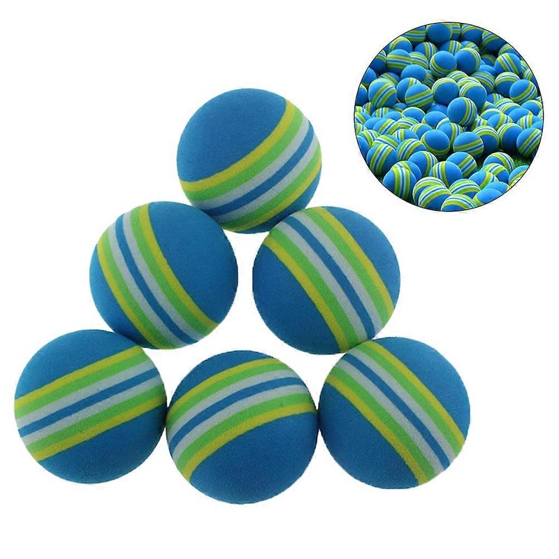 Blue Rainbow Ball Golf Practice Training Ball 8Pcs for Approach Shot