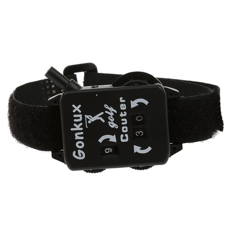 Golf Score Stroke Keeper Count Watch Putt Counter Shot with Wristband Black