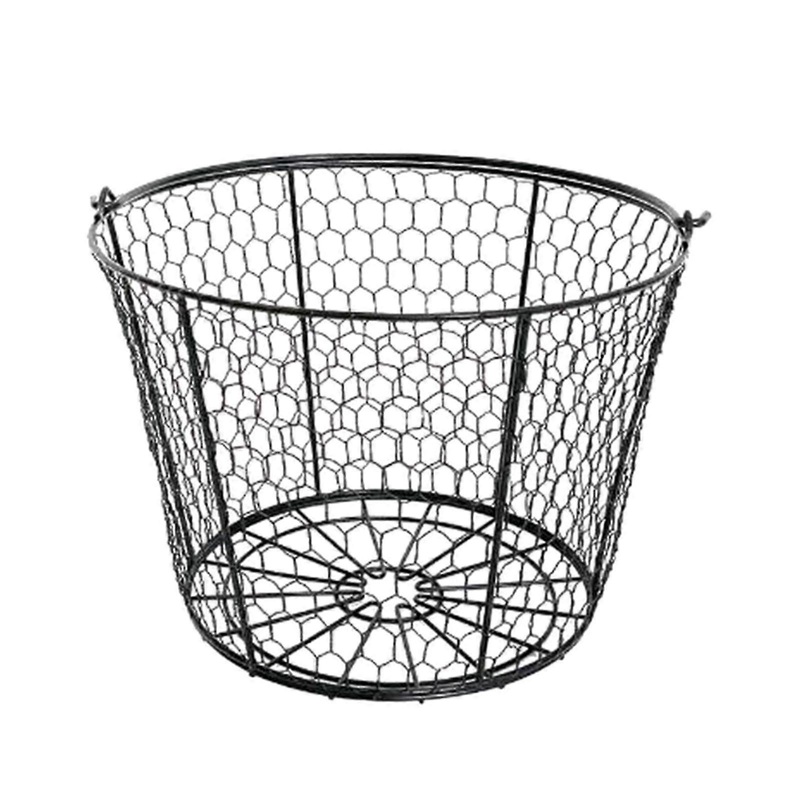 Metal Golf Basket Durable Holds Contain 150 Balls Golf Practise Ball Bucket