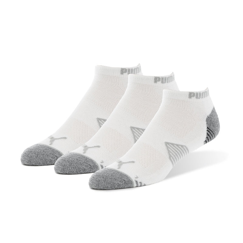 PUMA Essential 3-Pack Low Cut Men’s Socks (White)
