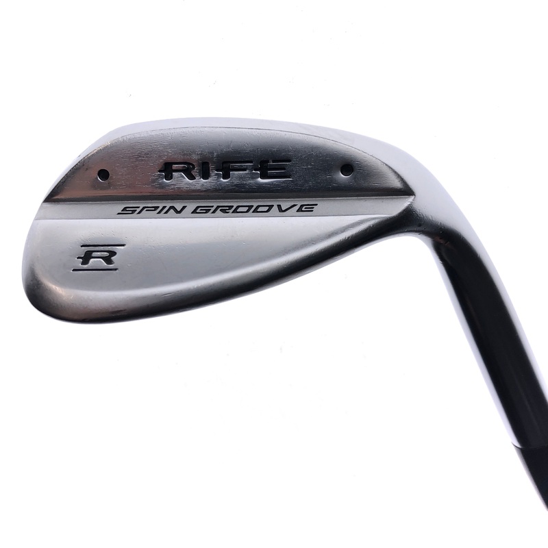 Used Rife Spin Groove Sand Wedge / 56.0 Degrees / Wedge Flex