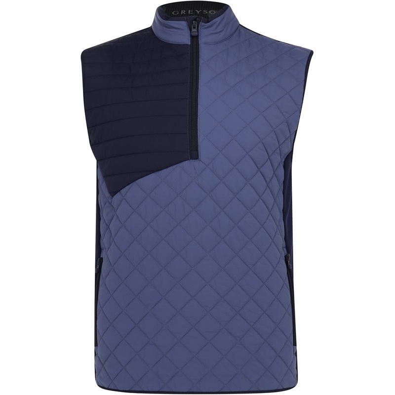 Yukon 1/2 Zip Vest|Falcon/Maltese Blue|Small|Medium|Large|X-Large